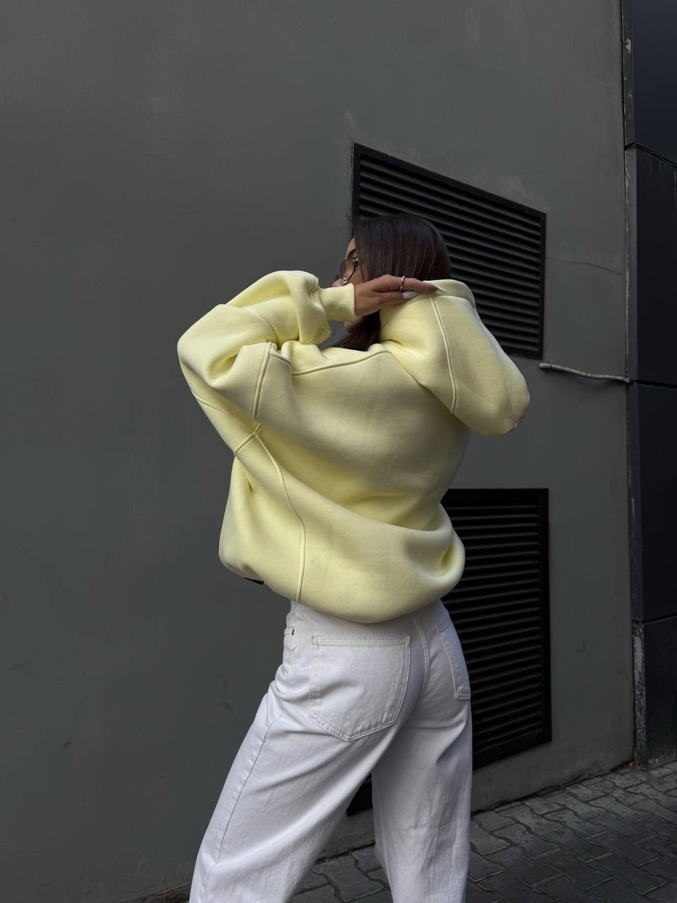 Women's Oversized Fleece Drop Shoulder Hoodie
