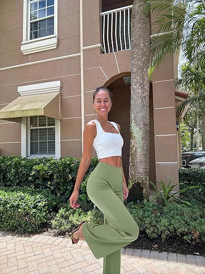 Chic High-Waisted Wide-Leg Pants – Effortless Street Style Trousers