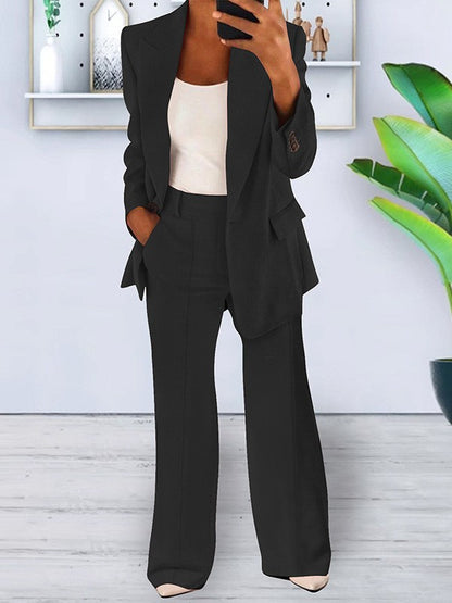 Women's 2 Piece Blazer Pants Set Business Casual
