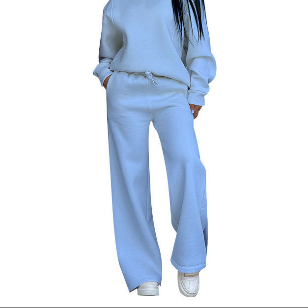 Women's Oversized Sweatshirt Wide Leg Pants Lounge Set