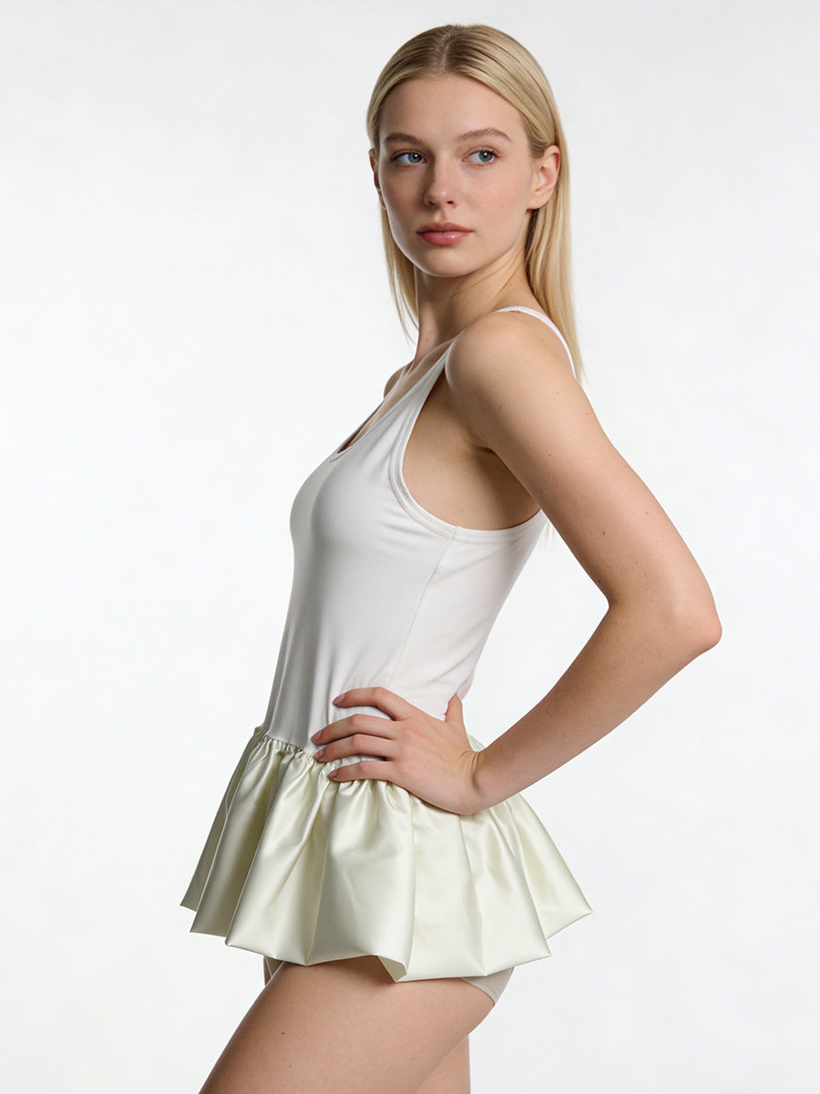 Sexy Modal Bubble Hem Tank Top – European Street Trend