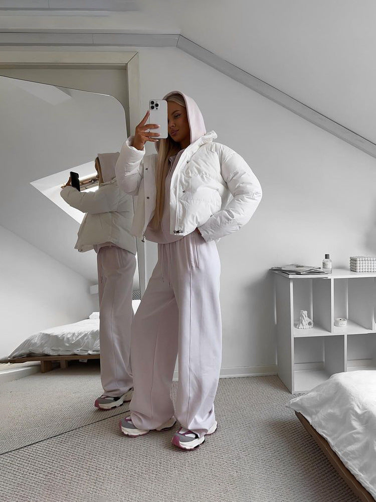 Women's 2 Piece Lounge Set Zip Up Hoodie & Joggers