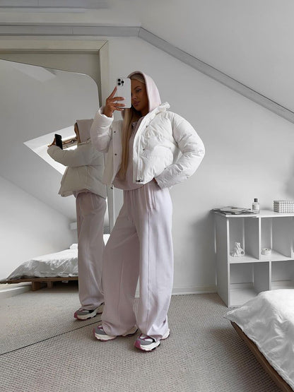 Women's 2 Piece Lounge Set Zip Up Hoodie & Joggers