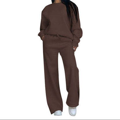 Women's Oversized Sweatshirt Wide Leg Pants Lounge Set