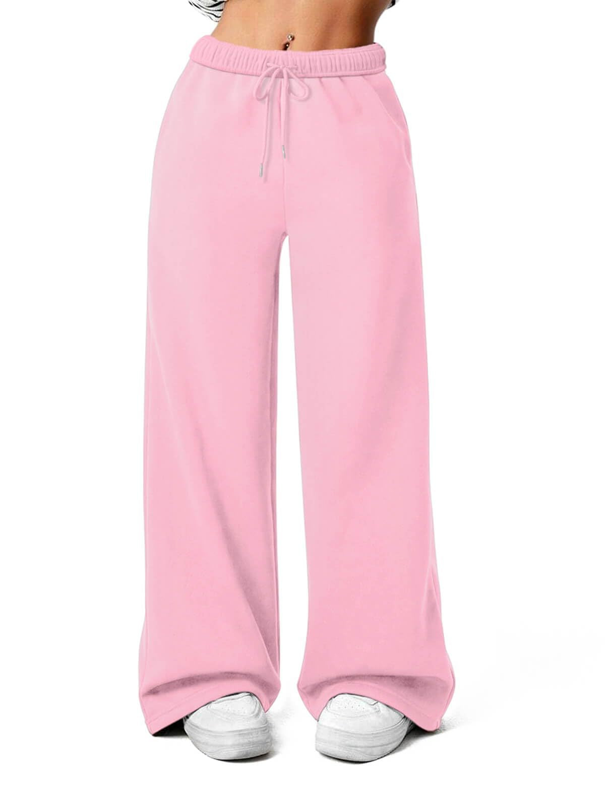 Women's Drawstring Wide Leg Casual Lounge Pants