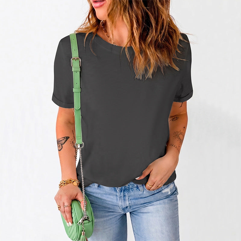 Women's Oversized Cotton Drop Shoulder T-Shirt
