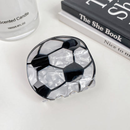 Game Day Hair Claw Clips Basketball Soccer Baseball Tennis