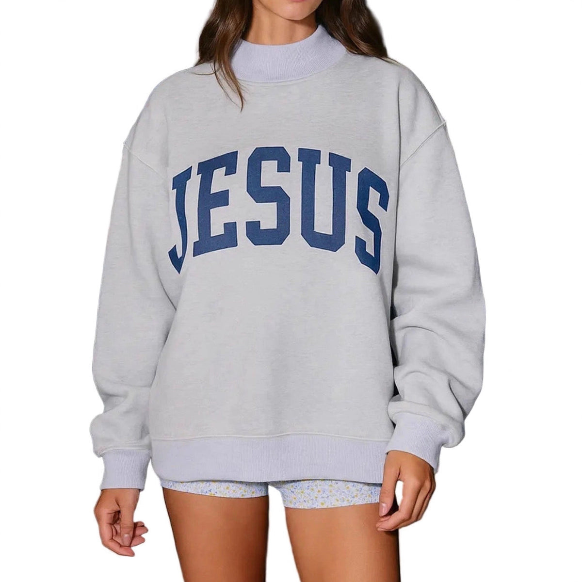 Women's Oversized Graphic Crewneck Sweatshirt Streetwear