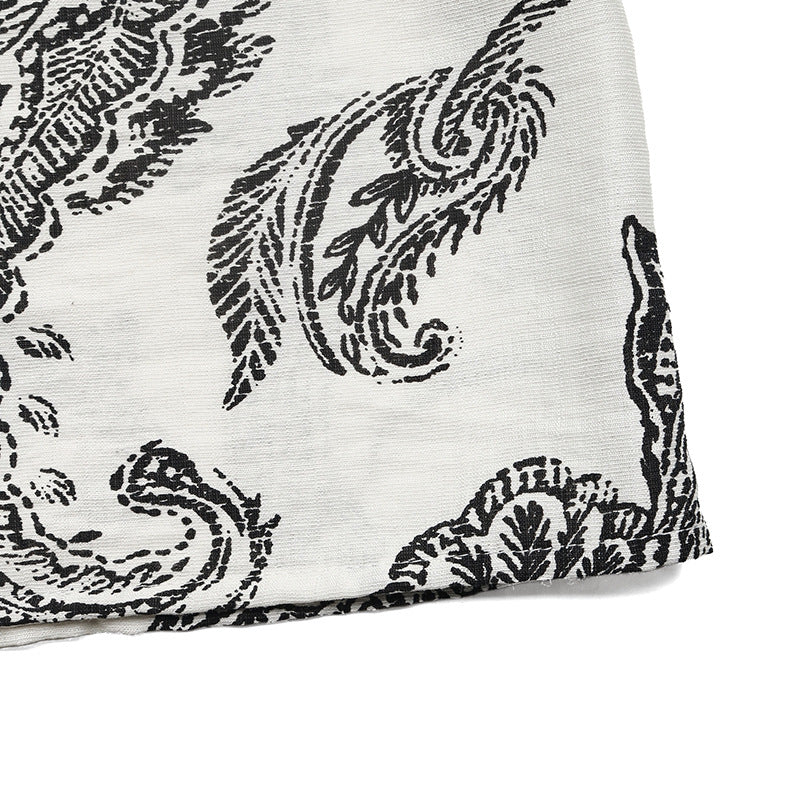 Boho Paisley Print V-Neck Flutter Sleeve Tiered Midi Dress
