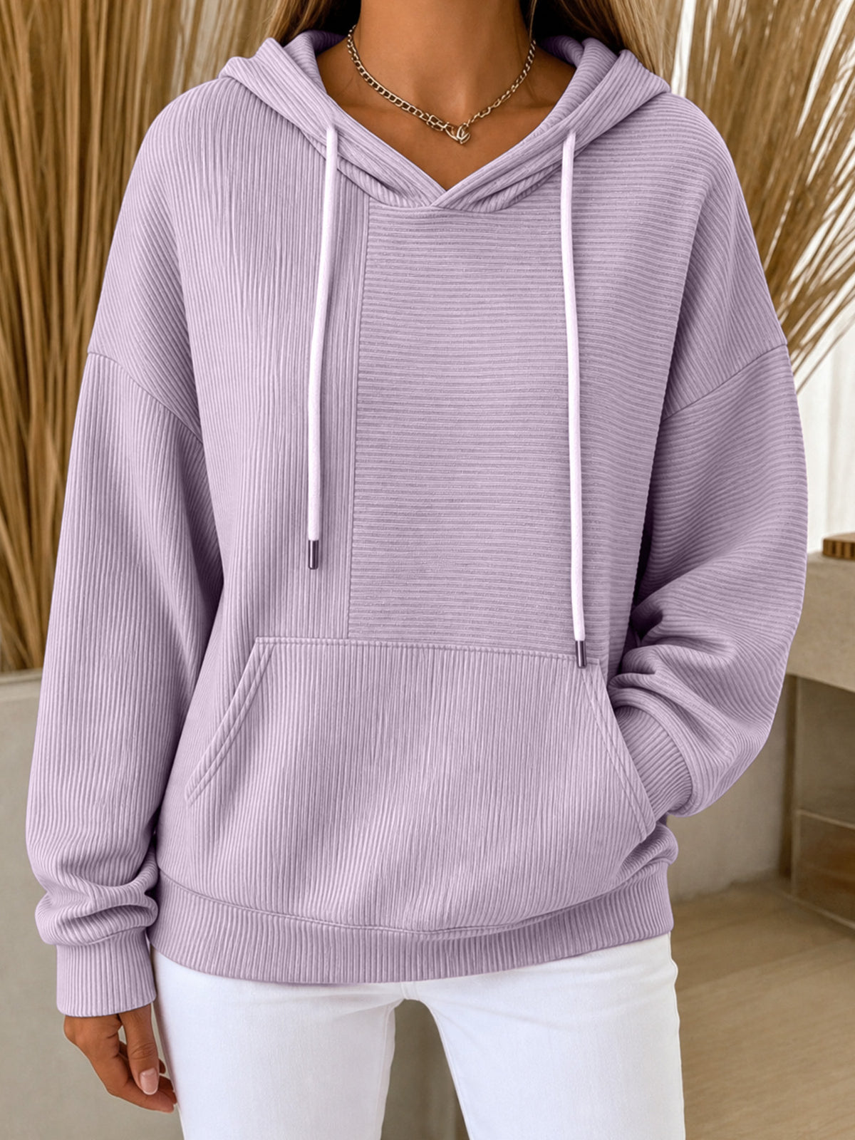 Oversized Hoodie Women Drawstring Casual Loose Pullover