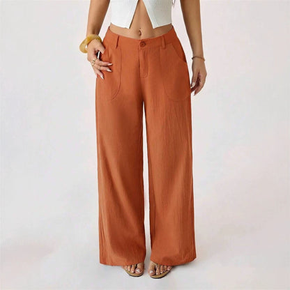 Women's Wide Leg Pants Casual Loose Fit with Pockets