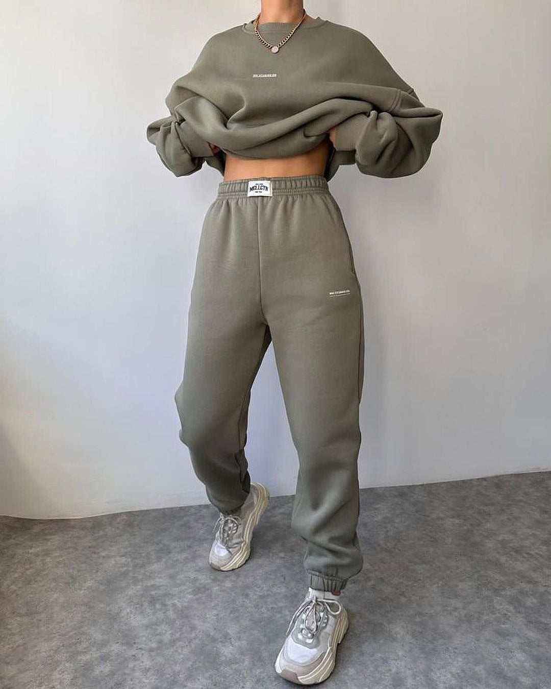Women's Oversized Sweatshirt Joggers Lounge Matching Set