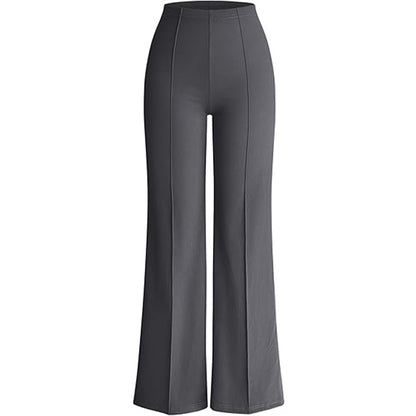 Chic High-Waisted Wide-Leg Pants – Effortless Street Style Trousers