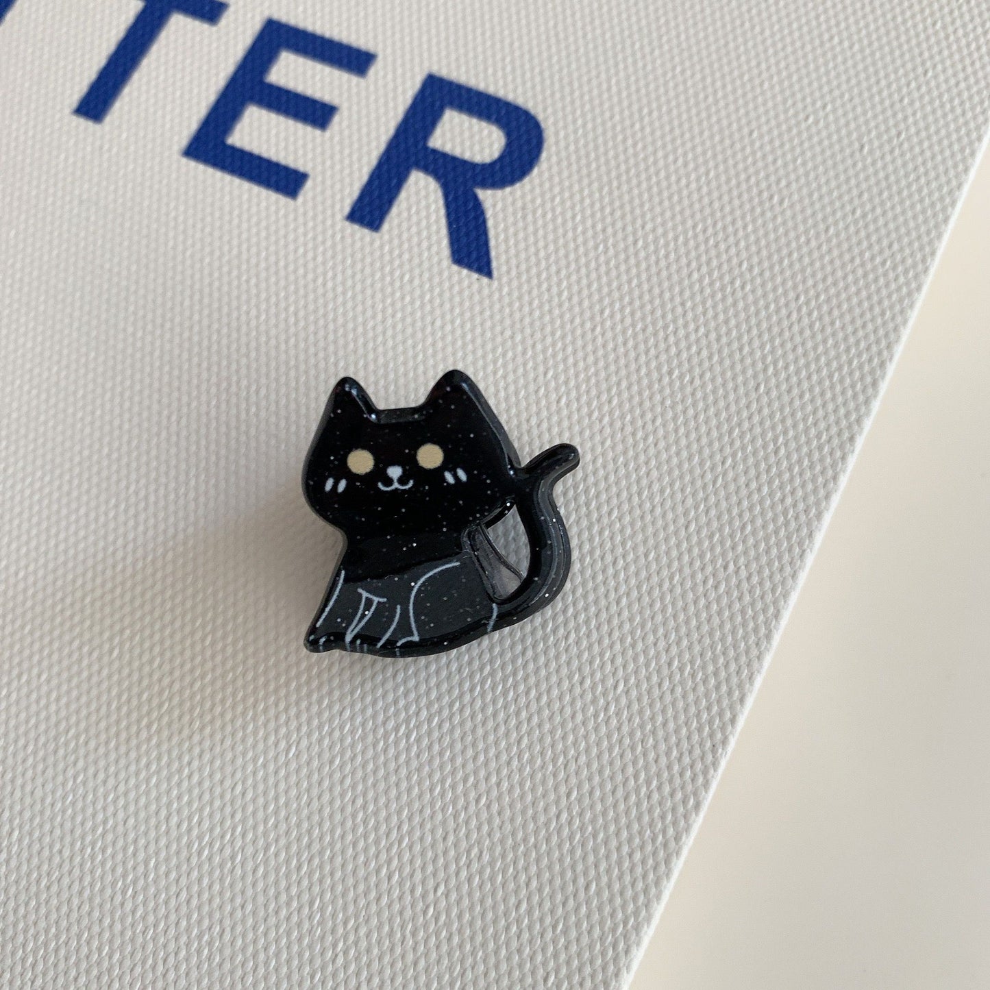 Halloween Ghost Pumpkin Bat Acrylic Mini Claw Clip