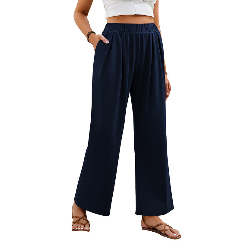 Women's High-Waist Wide-Leg Lounge Yoga Pants