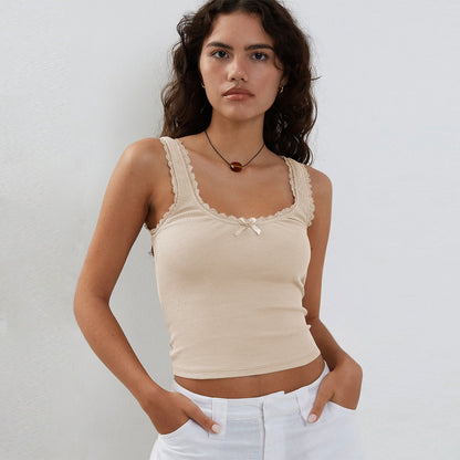 Spice Girls Lace BM Suspender Vest Top Women’s Knitted Sweater
