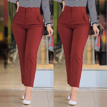 Women's High Waisted Skinny Casual Pants
