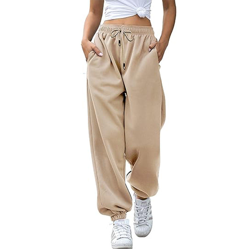 High Waist Loose Fit Sweatpants | Casual Jogger Pants Women