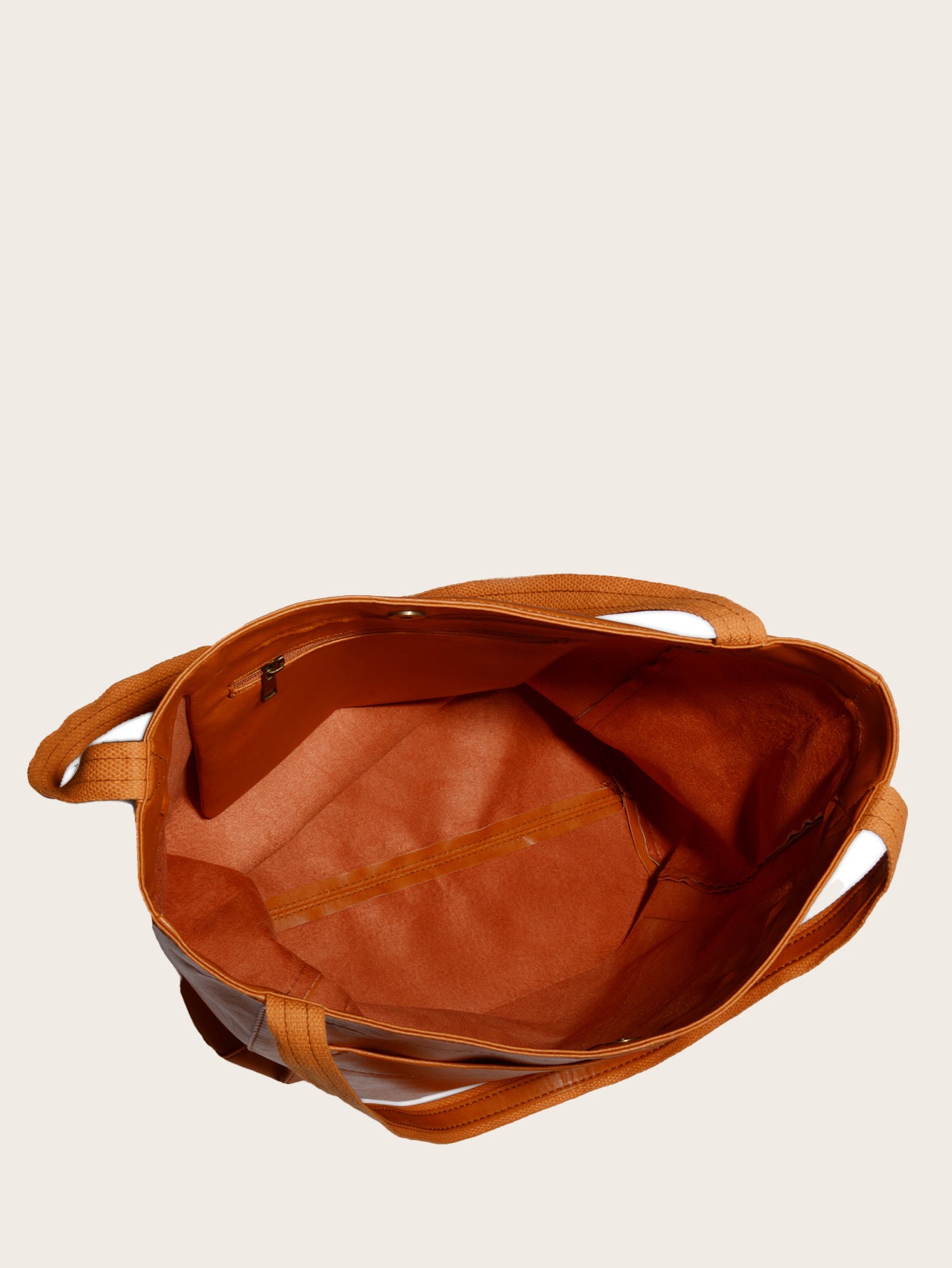 Upgraded Thick Soft Leather Large Tote Bag with Pocket