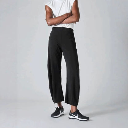 Women's Flowy Barrel Leg Pants Lightweight Travel Casual