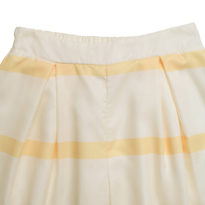 High Waist Striped Maxi Skirt Flowy Summer Vacation