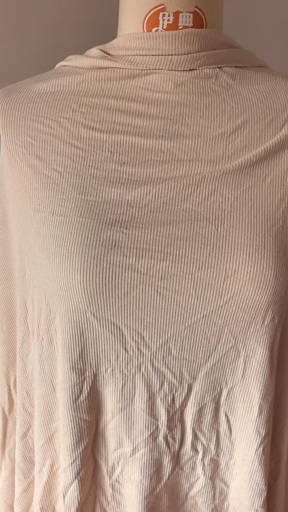 Women's Ruched Boat Neck Bell Sleeve Ribbed Top