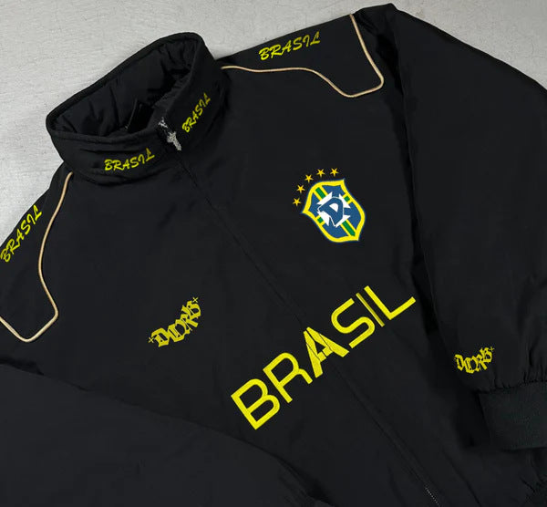Wholesale Women's Oversized Brazil Soccer Jacket