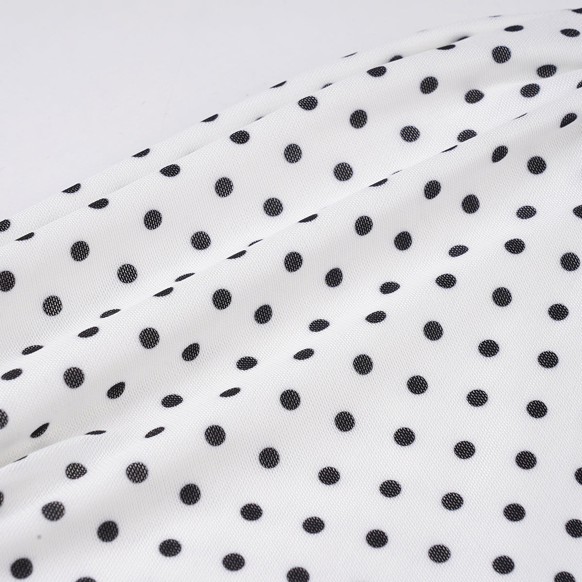 Y2K Low Rise Polka Dot Ruffle A-Line Mini Skirt