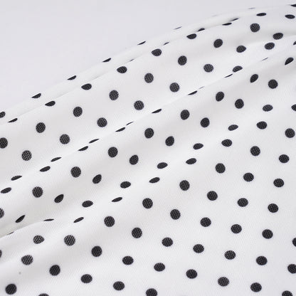 Y2K Low Rise Polka Dot Ruffle A-Line Mini Skirt
