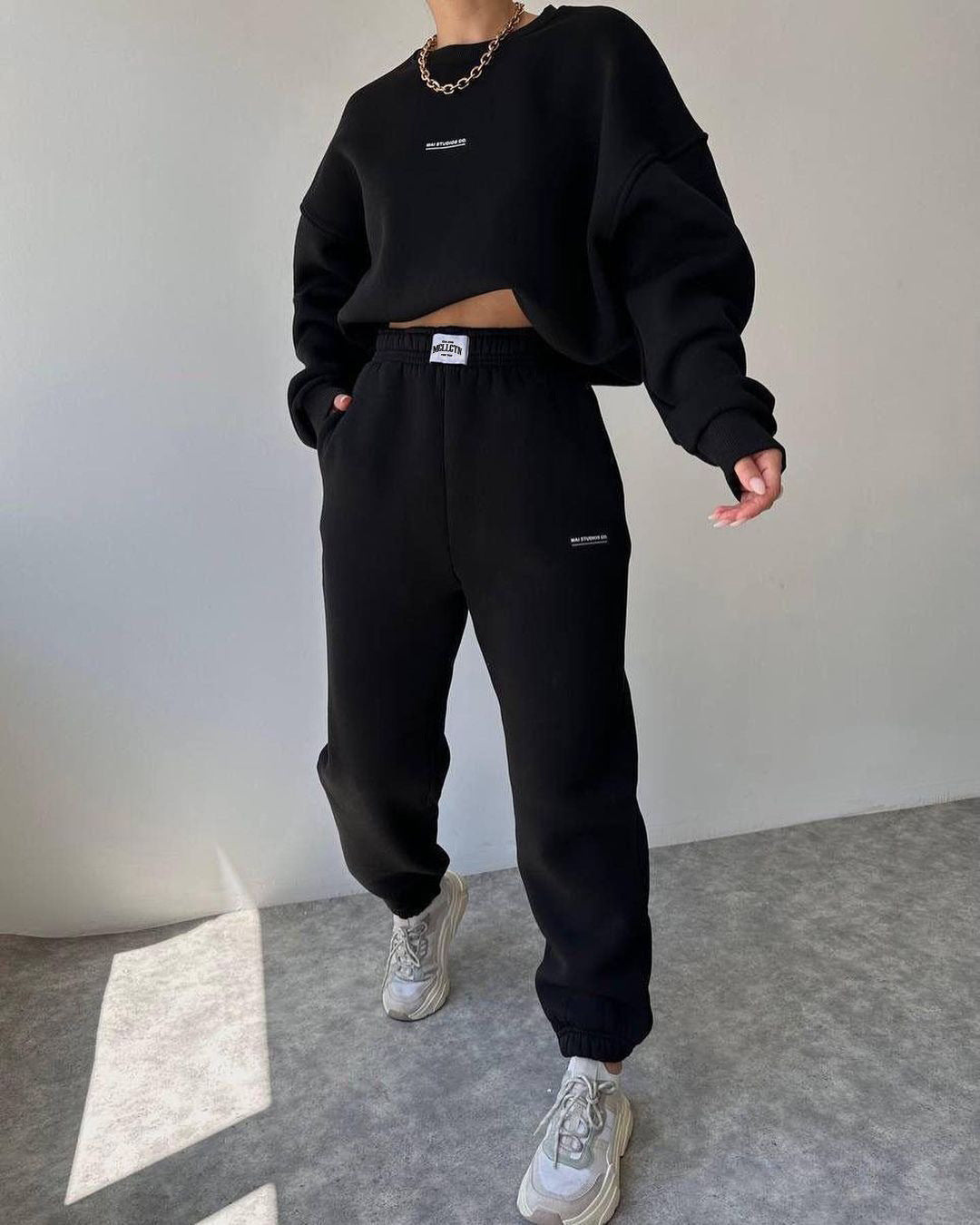 Women's Oversized Sweatshirt Joggers Lounge Matching Set