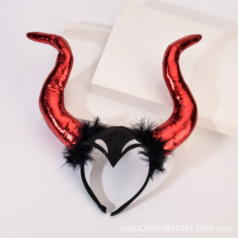 Devil Horn Headband for Halloween Costumes and Cosplay