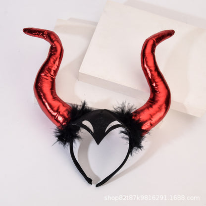 Devil Horn Headband for Halloween Costumes and Cosplay