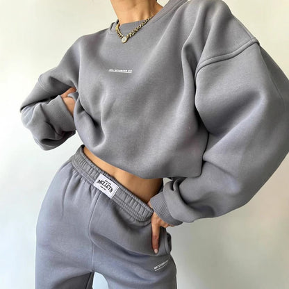Women's Oversized Sweatshirt Joggers Lounge Matching Set