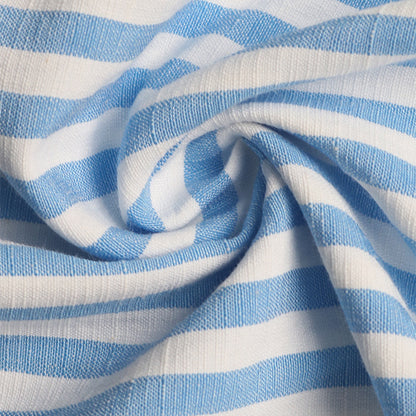 Striped Mini Dress Sleeveless Backless Tie Front Beach Summer