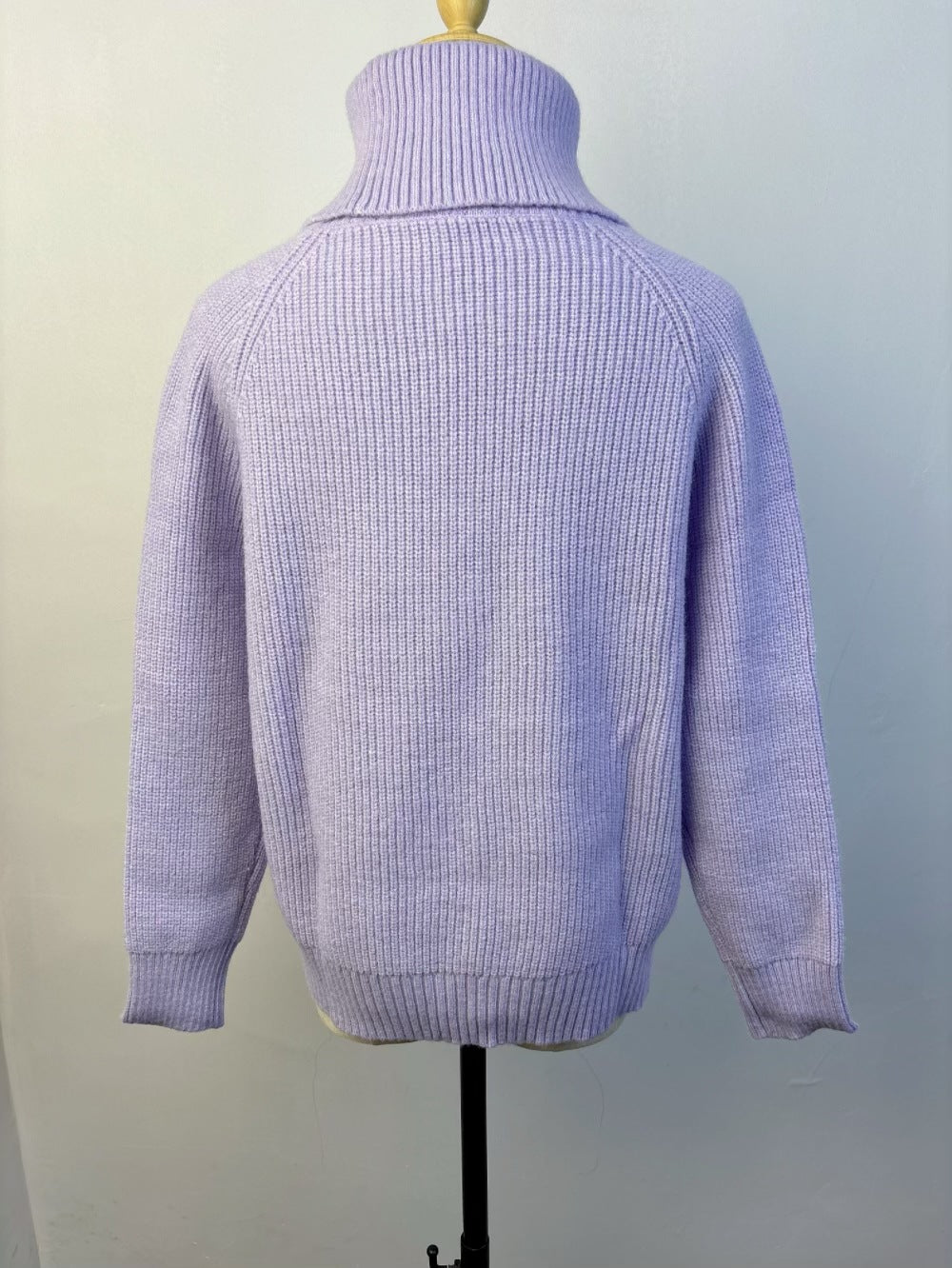 Women's Oversized Chunky Knit Turtleneck Sweater Pullover
