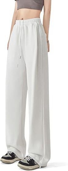 High Waist Drawstring Wide Leg Lounge Pants
