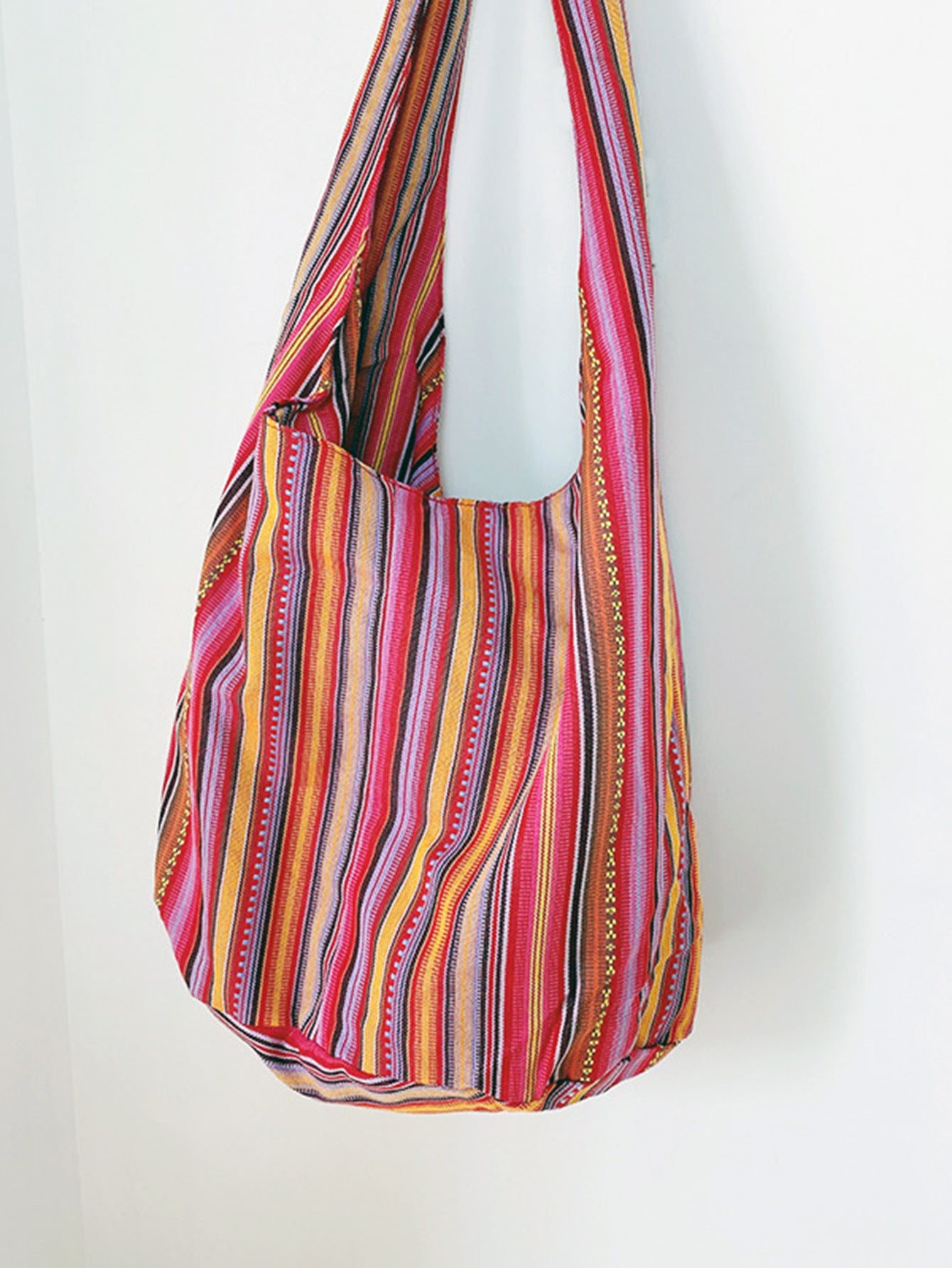 Boho Aztec Canvas Shoulder Tote Bag for Women