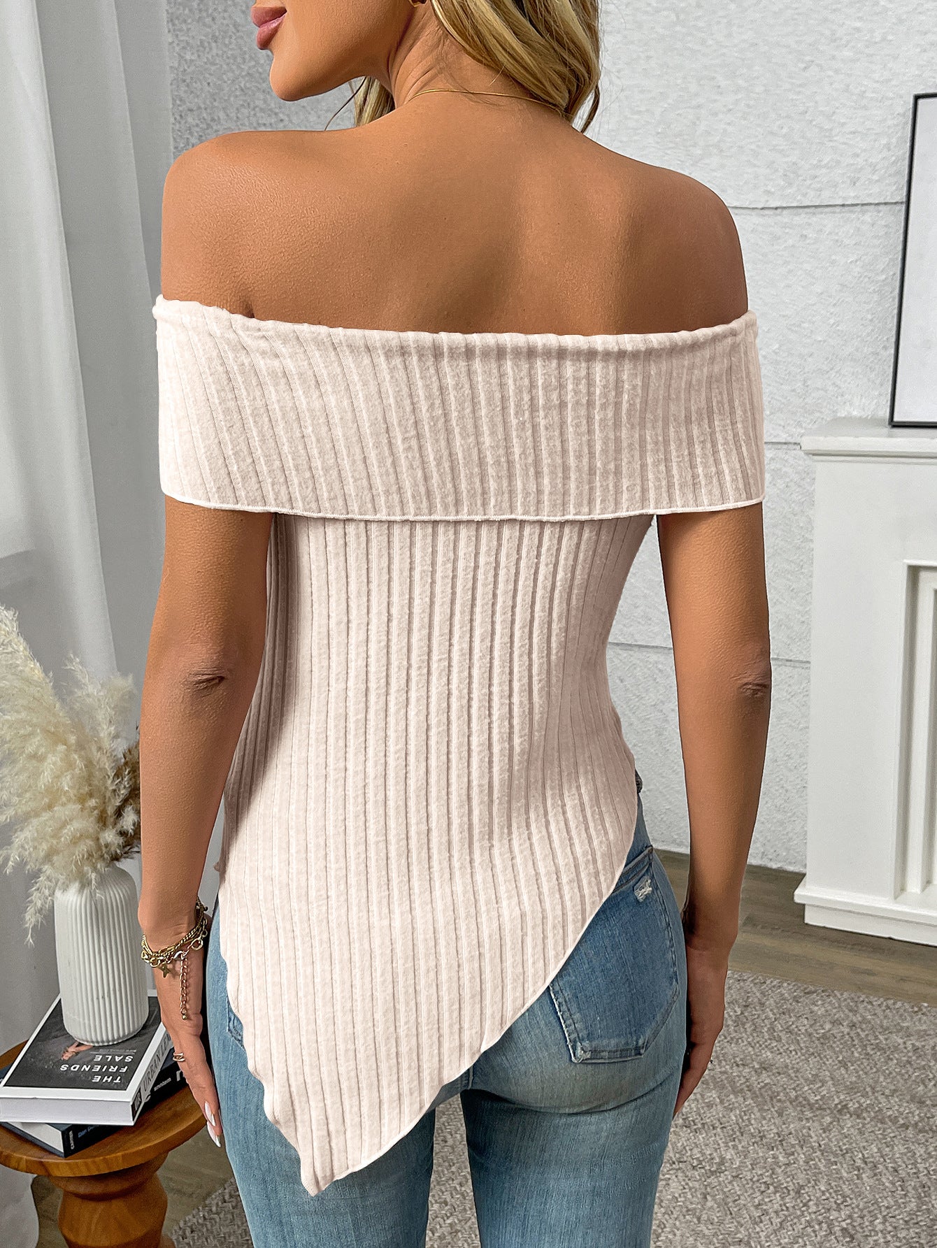 Slim Fit Off-Shoulder Sexy Sweet T-Shirt Top