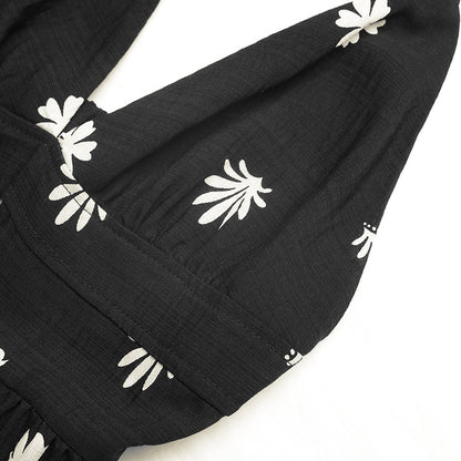 Halter Backless Floral Maxi Dress Boho Summer Vacation