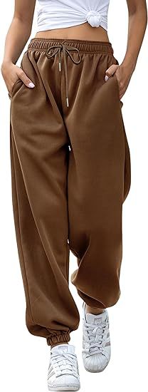 High Waist Loose Fit Sweatpants | Casual Jogger Pants Women