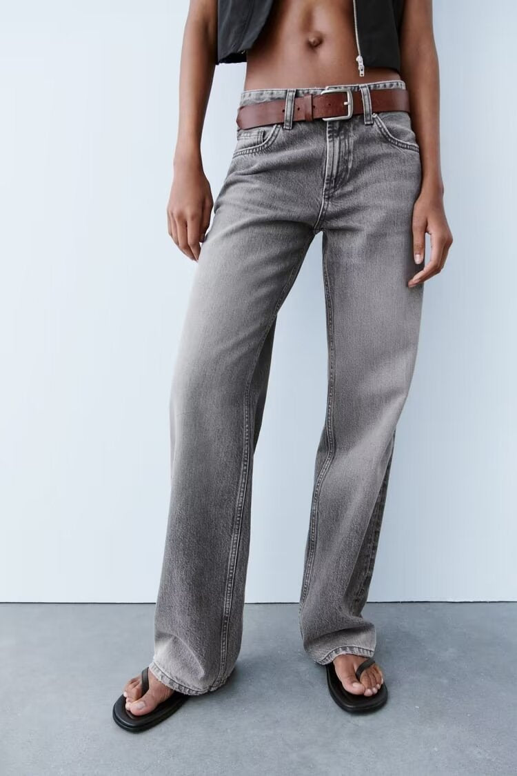 Women's Vintage High Waisted Wide Leg Jeans