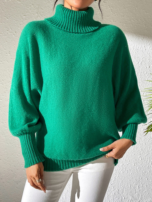 Women's Bottoming Shirt Autumn and Winter Casual Turtleneck Sweater