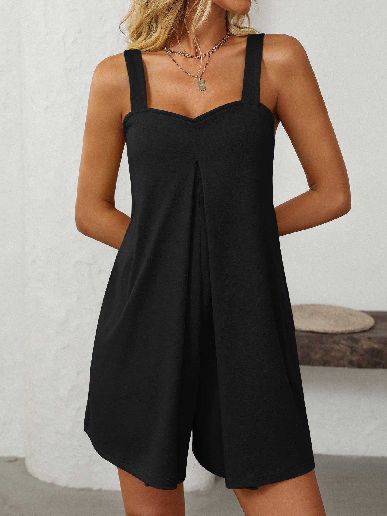 Casual Jumpsuit, Outdoor Suspender Pants
