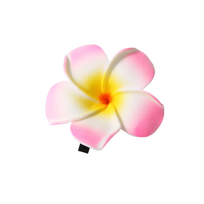 Foam Plumeria Hair Clip Tropical Flower Accessory