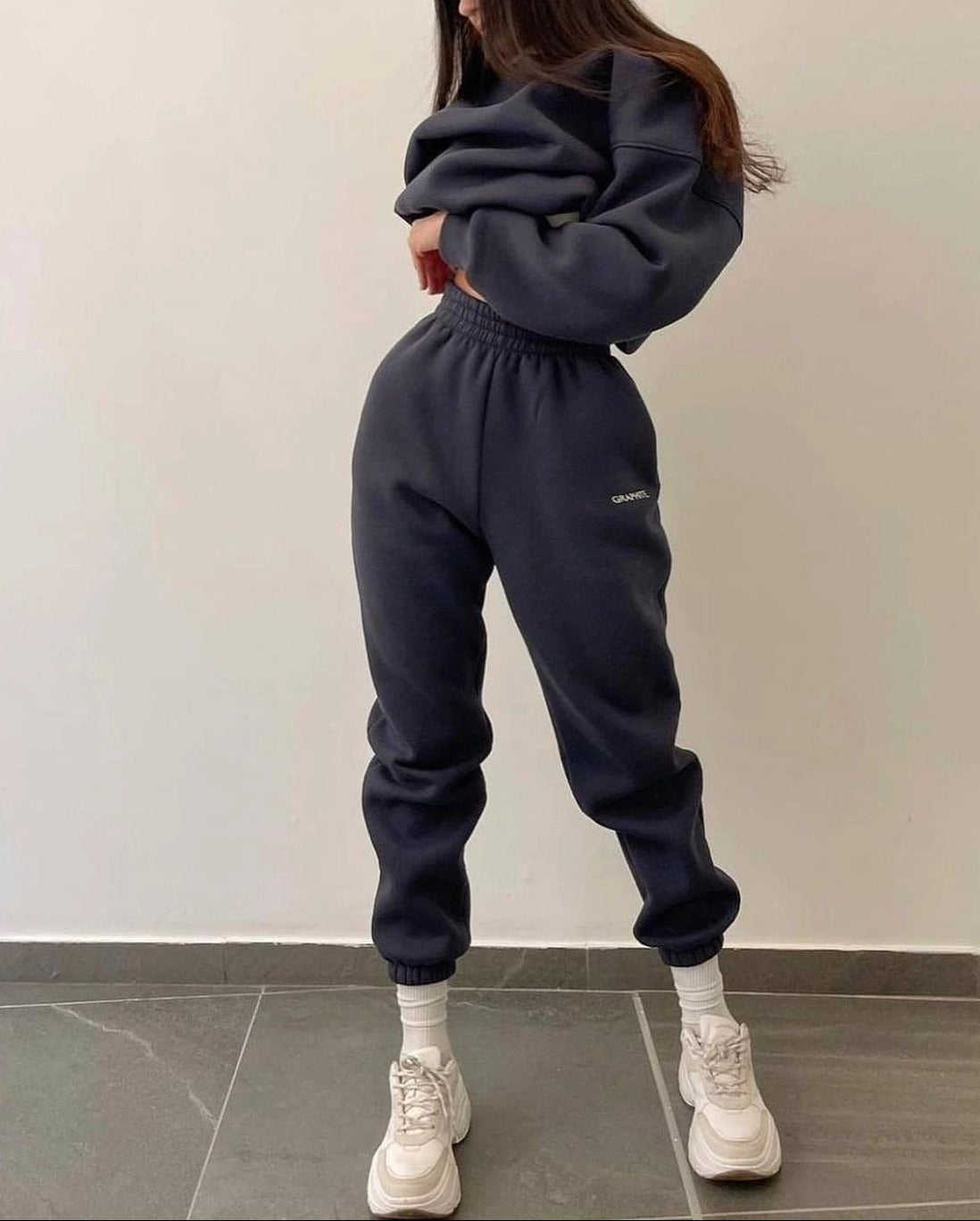 Women's Oversized Sweatshirt Joggers Matching Set