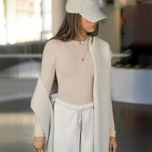 Slim Fit Crew Neck Long Sleeve T-Shirt Spice Girl Top