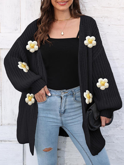 Women's Thick Knitting Sweater Cardigan Casual Sweater