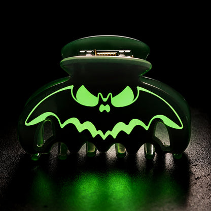 Halloween Glow in the Dark Pumpkin Ghost Claw Clips