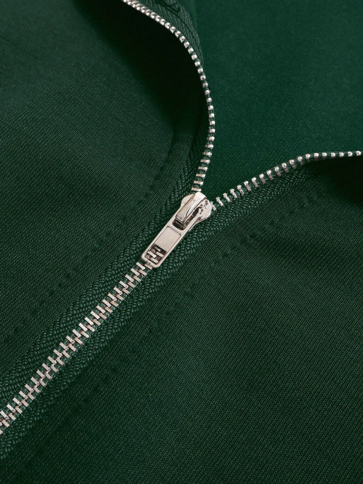 Women's Cropped Quarter Zip Drawstring Waist Sweatshirt
