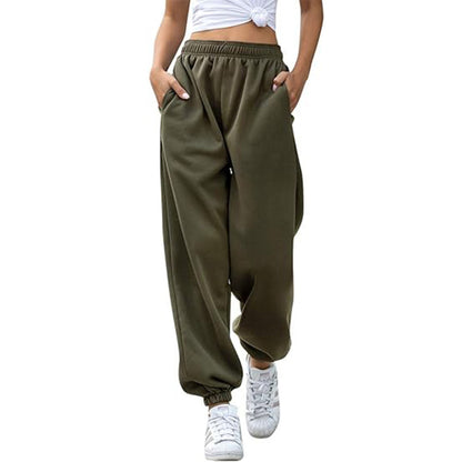 High Waist Loose Fit Sweatpants | Casual Jogger Pants Women